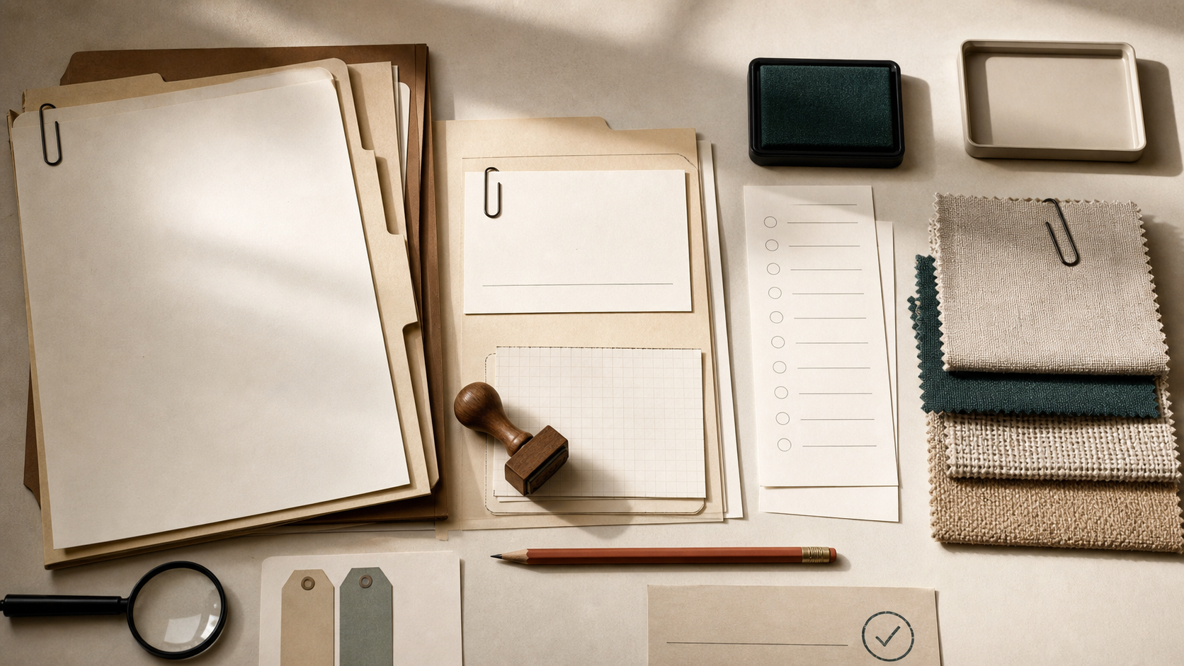 Generated dossier-style visual representing qualification notes and approval checks.